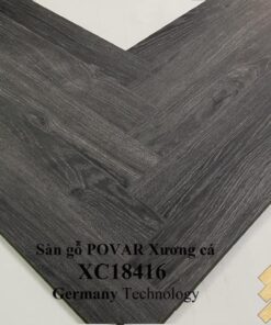 Sàn gỗ xương cá POVAR XC18416