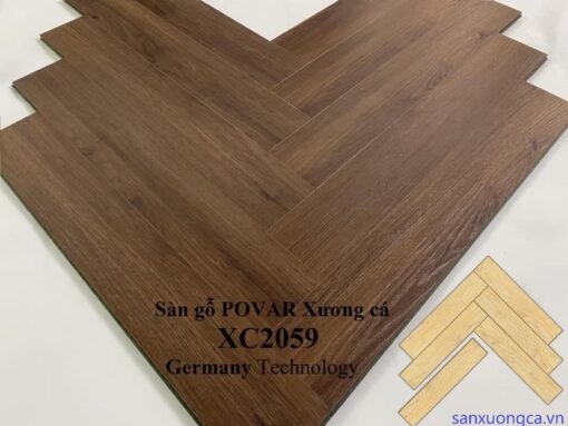 Sàn gỗ xương cá POVAR XC2059