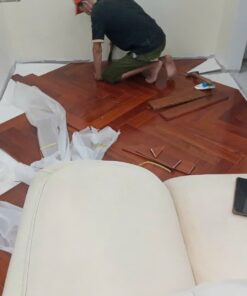 Sàn gỗ Căm Xe xương cá